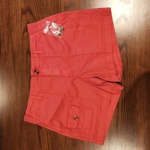 Women's Sonoma Ultra Comfort Waistband Shorts, Size 12, Color is Coral